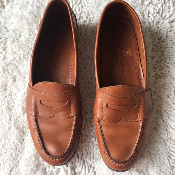 Cole Haan Other - Men’s Cole Haan Leather Tan Loafers EUC Size 12 C